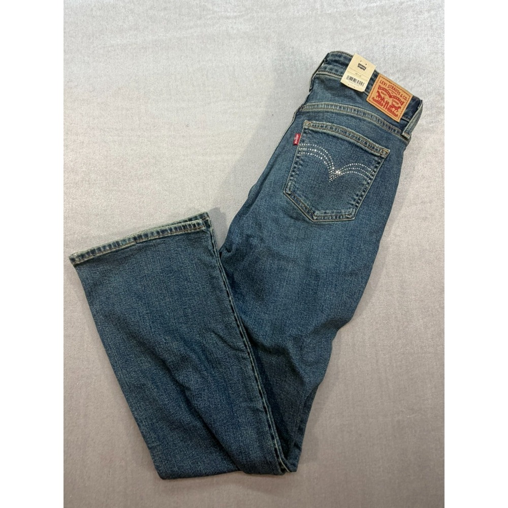 NWT Levi's Women Superlow Bootcut Jeans Dazzling 28/32